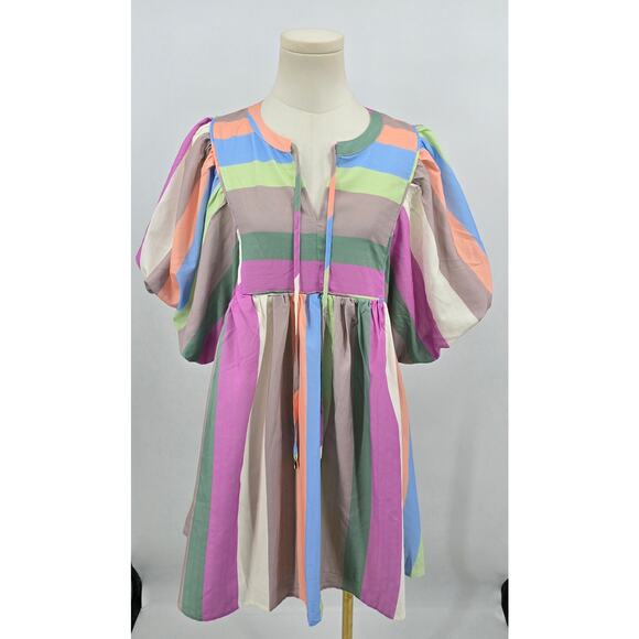 Entro Emily Stripe Dress – Size M - Picture 1 of 6